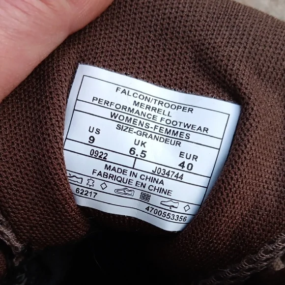 Merrell Deverta 2 Mid Waterproof Hiking Boots Womens 9 - Picture 7 of 8